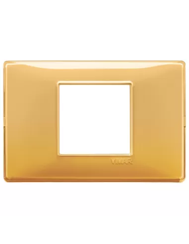 Vimar Plana 14652.43 Reflex Ambre Plaque centrale à 2 modules